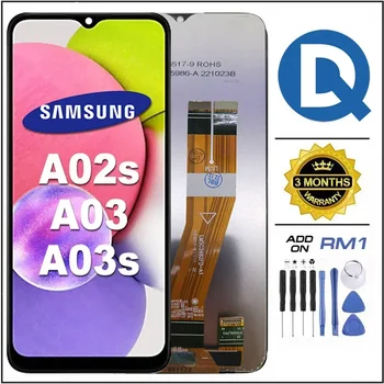  QD 6,5-Инчов LCD-дисплей За Samsung A03/A02s/A03s TFT, Смяна на Сензорен екран Digitizer Качествен Сензорен екран