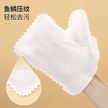  Ръкавици от мързеливи тъкани, чиста нетканая антистатик кърпа за почистване на клавиатури, ръкавици за еднократна употреба от прах за дома