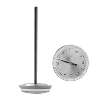  Термометър от неръждаема стомана за измерване на температурата на мляко Практичният кухненски термометър 40JE